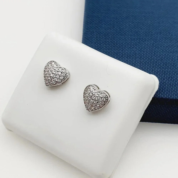 925 Sterling Silver Plated CZ Earrings, INUS1BR164 Earrings \